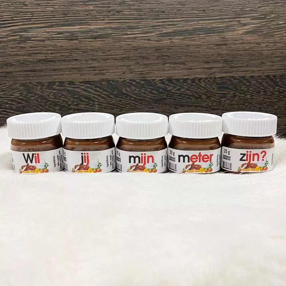 Nutella 5x mini potje 25g - Wil je mijn meter zijn?