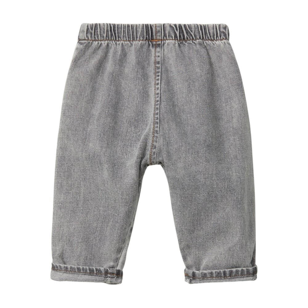 Broek met embroiderie Indigo Broek met embroiderie Indigo