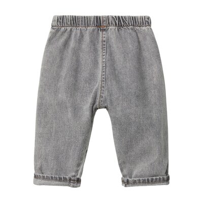 Broek met embroiderie Indigo Broek met embroiderie Indigo