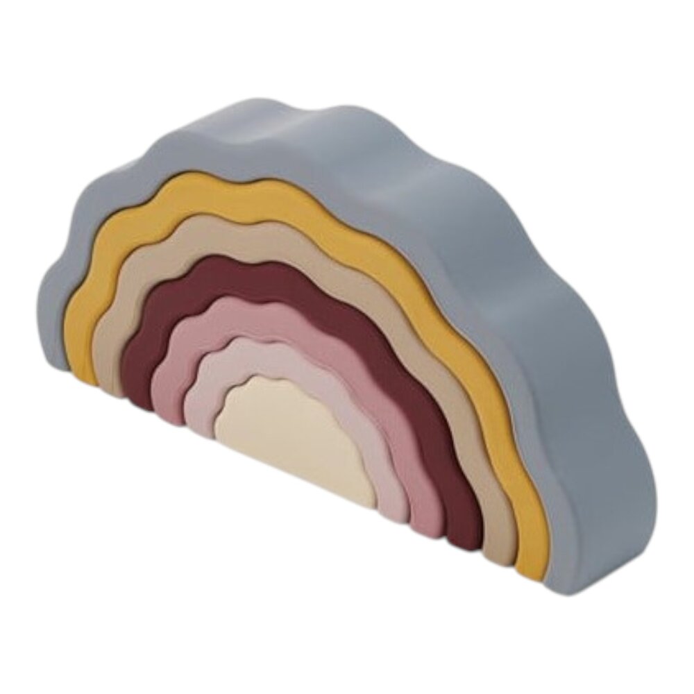 Tickit Silisoft Wobbel Regenboog (Aarde Kleuren) Tickit Silisoft Wobbel Regenboog (Aarde Kleuren)
