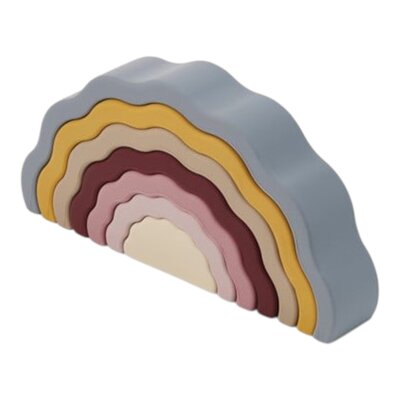 Tickit Silisoft Wobbel Regenboog (Aarde Kleuren) Tickit Silisoft Wobbel Regenboog (Aarde Kleuren)