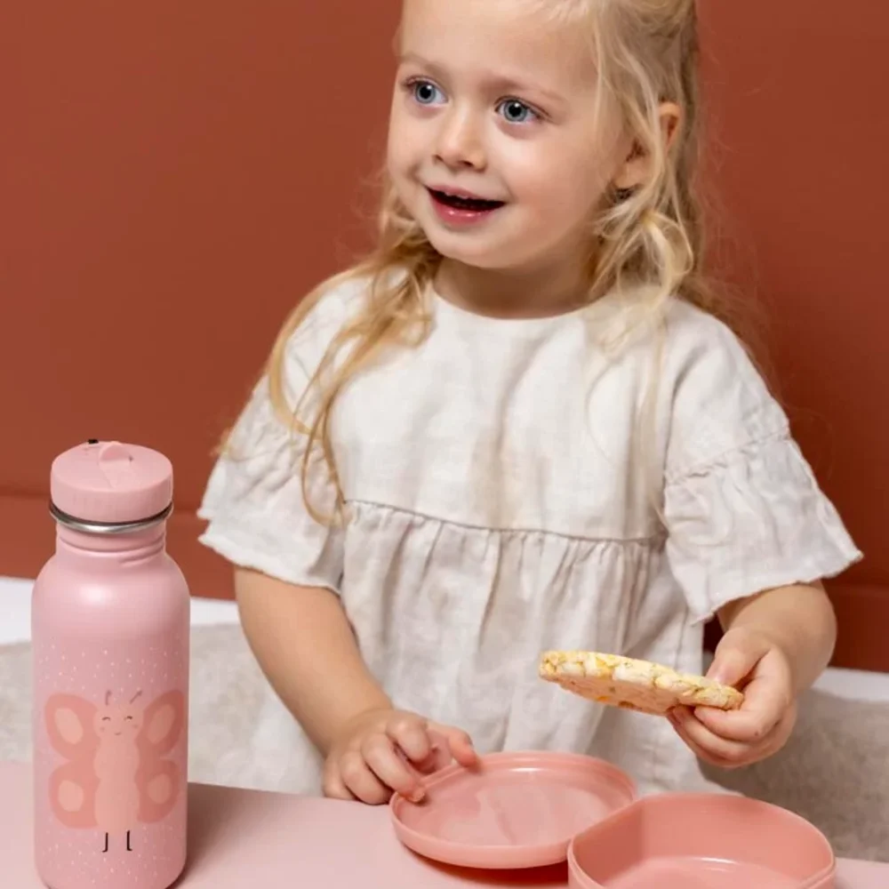 Snackbox met clip - 2 stuks Mrs. Butterfly