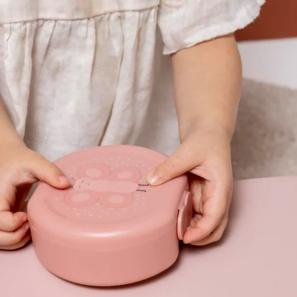 Snackbox met clip - 2 stuks Mrs. Butterfly