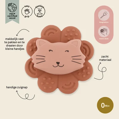 Spinner met zuignap Mrs. cat Spinner met zuignap Mrs. cat