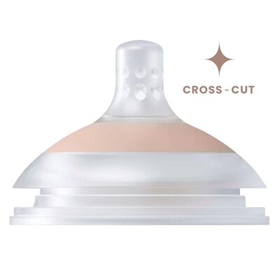 Mammafeel zuigspeen crosscut 6+