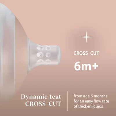 Mammafeel zuigspeen crosscut 6+