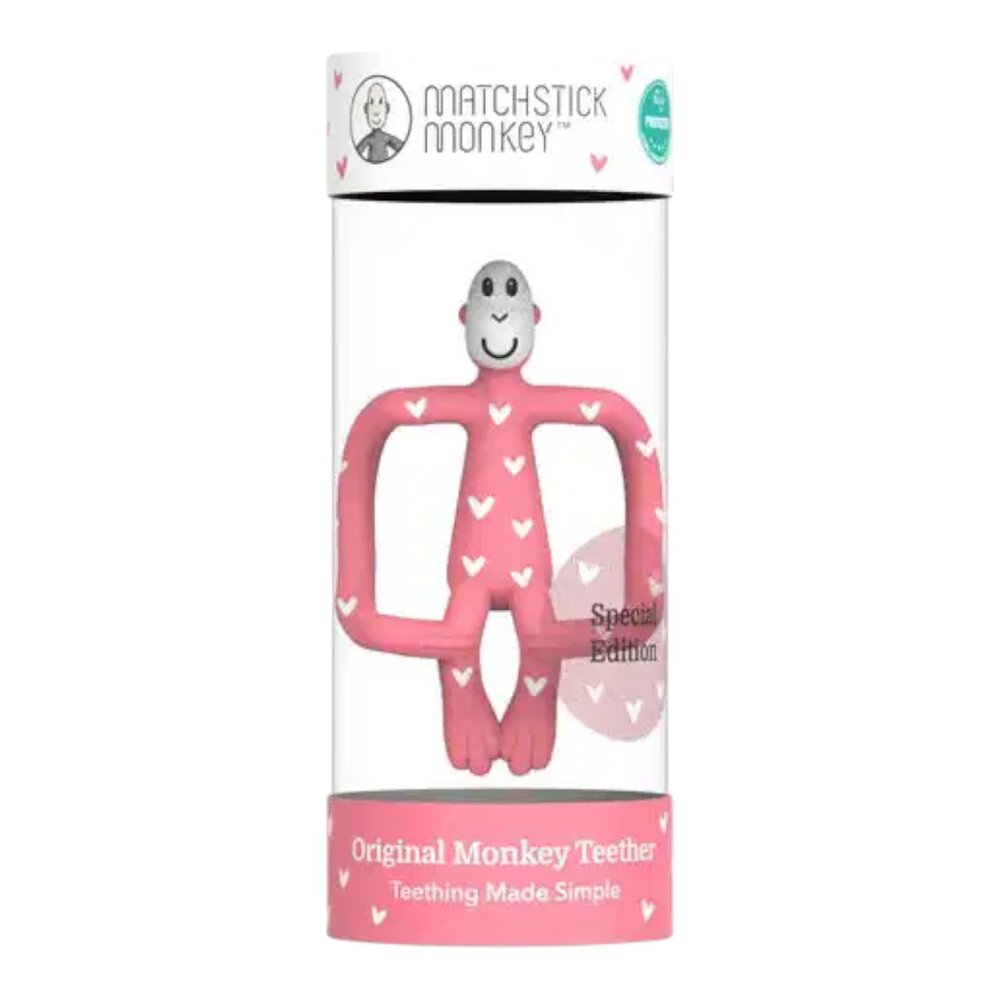Bijtring Roze hartjes Bijtring Roze hartjes