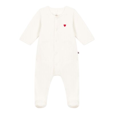 Bodyjama met roze hartje Marshmallow