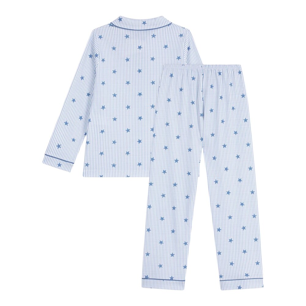 Pyjama gestreept met sterretjes Marshmallow/mul Pyjama gestreept met sterretjes Marshmallow/mul