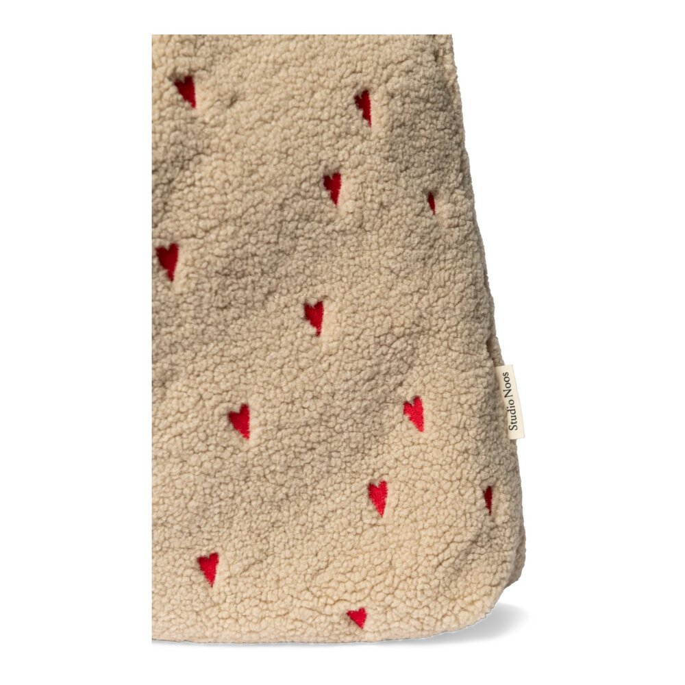 Teddy Mom Bag Ecru Hearts Teddy Mom Bag Ecru Hearts