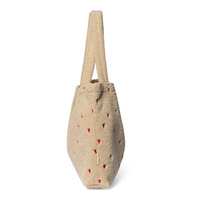Teddy Mom Bag Ecru Hearts Teddy Mom Bag Ecru Hearts
