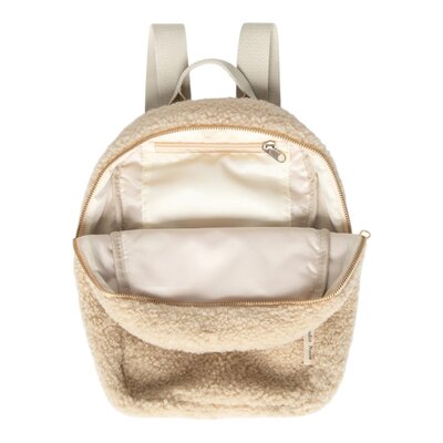 Teddy Mini Backpack Ecru