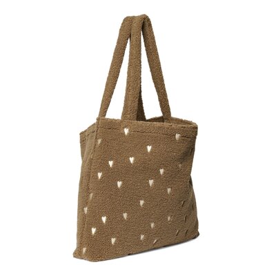 Teddy Mom Bag Brown Hearts Teddy Mom Bag Brown Hearts