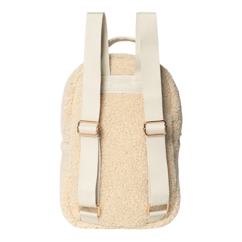 Teddy Mini Backpack Ecru