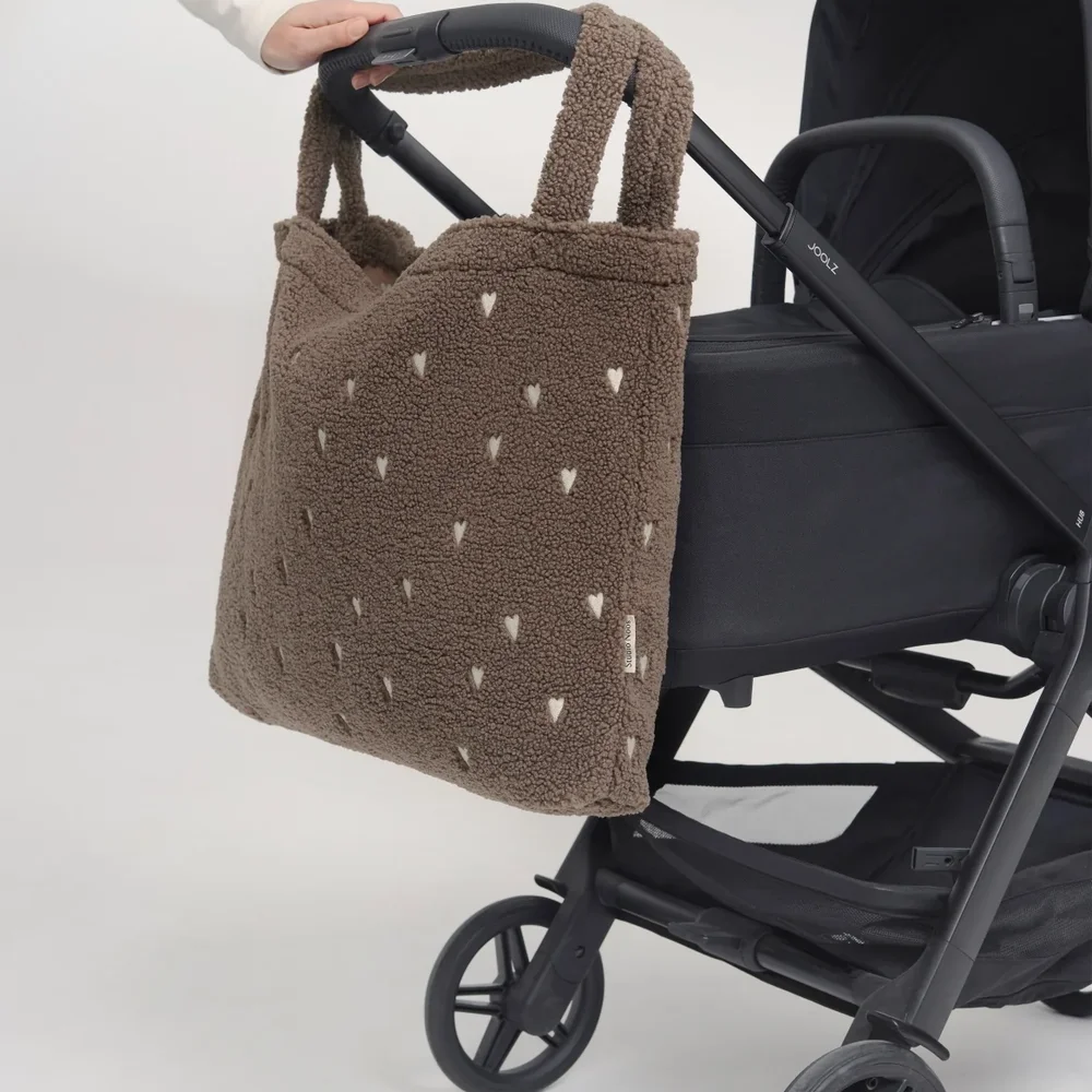 Teddy Mom Bag Brown Hearts Teddy Mom Bag Brown Hearts