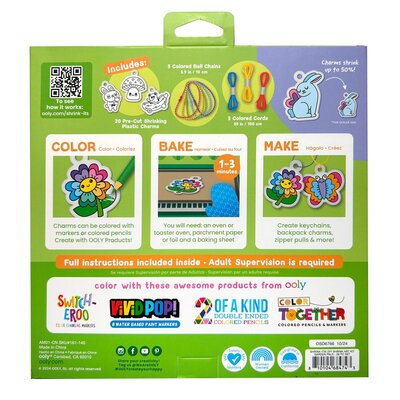 Shrink-Its! D.I.Y. Shrink Art Kit - Garden Pals Shrink-Its! D.I.Y. Shrink Art Kit - Garden Pals