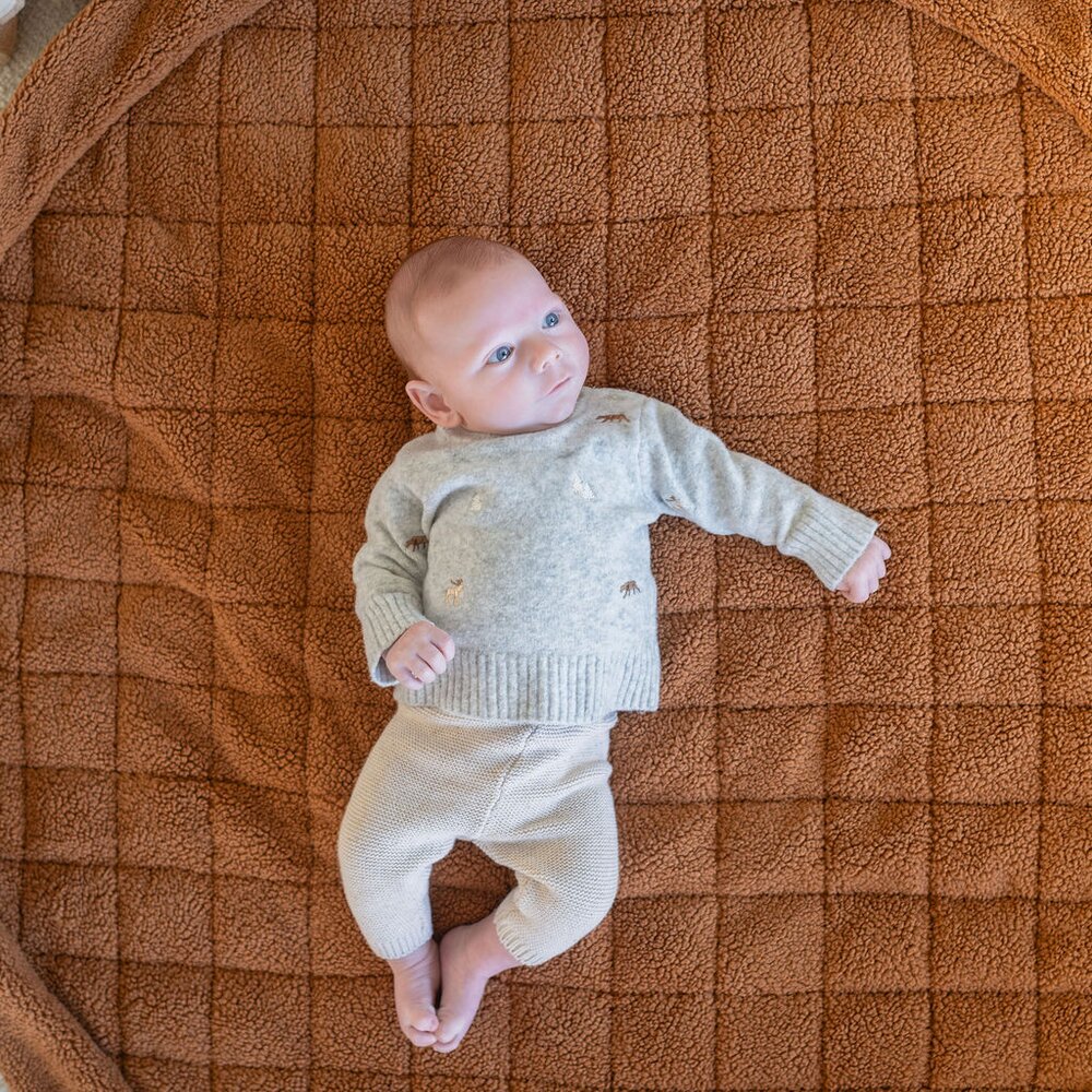 Noomad - Opbergzak - Speelmat Baby Soft - organic cotton - 120 cm Brown teddy Noomad - Opbergzak - Speelmat Baby Soft - organic cotton - 120 cm Brown teddy