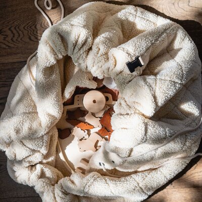 Noomad - Opbergzak - Speelmat Baby Soft - organic cotton - 120 cm Oak teddy Noomad - Opbergzak - Speelmat Baby Soft - organic cotton - 120 cm Oak teddy