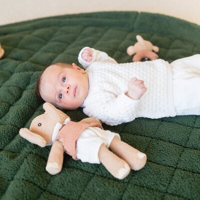 Noomad - Opbergzak - Speelmat Baby Soft - organic cotton - 120 cm Evergreen teddy Noomad - Opbergzak - Speelmat Baby Soft - organic cotton - 120 cm Evergreen teddy