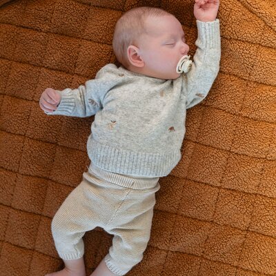 Noomad - Opbergzak - Speelmat Baby Soft - organic cotton - 120 cm Brown teddy Noomad - Opbergzak - Speelmat Baby Soft - organic cotton - 120 cm Brown teddy