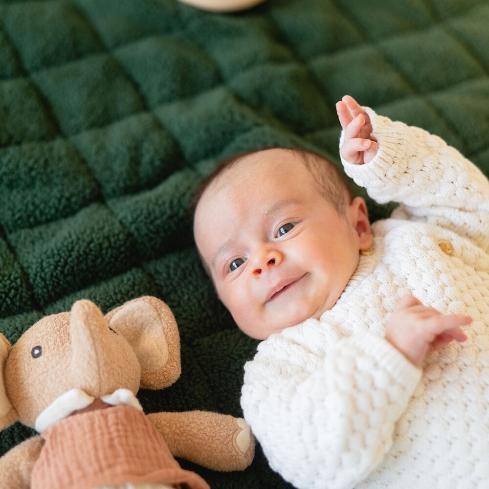 Noomad - Opbergzak - Speelmat Baby Soft - organic cotton - 120 cm Evergreen teddy Noomad - Opbergzak - Speelmat Baby Soft - organic cotton - 120 cm Evergreen teddy