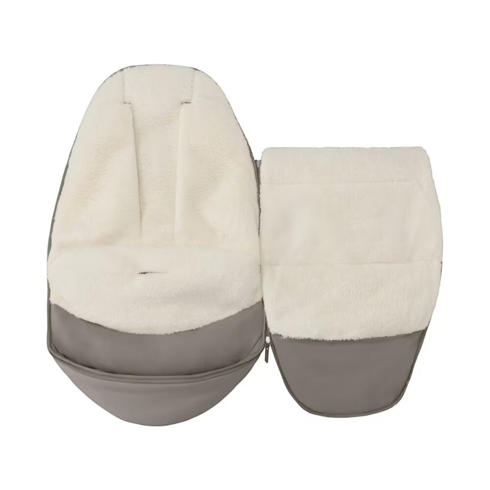 2in1 winter footmuff2 Sand truffle