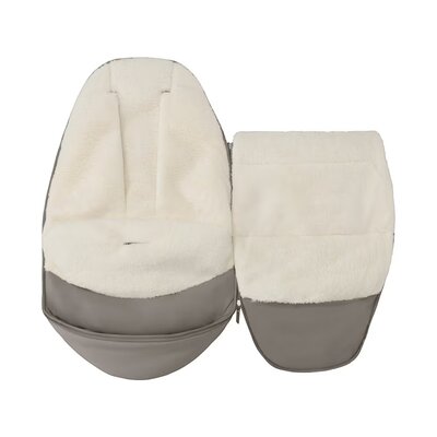 2in1 winter footmuff2 Sand truffle