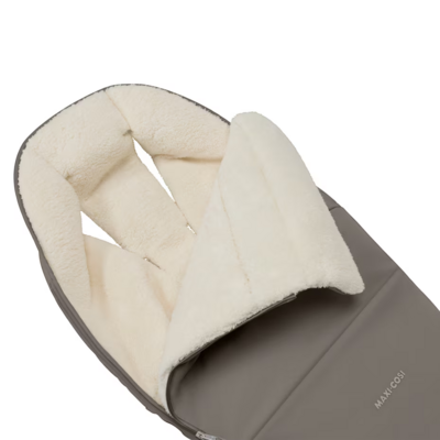 2in1 winter footmuff2 Sand truffle