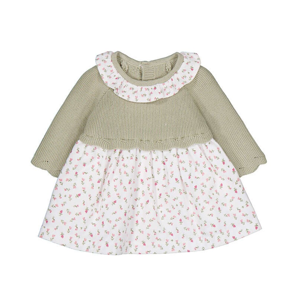 Combined Knit dress Bayleaf Combined Knit dress Bayleaf