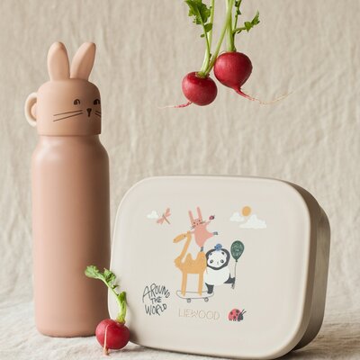 Falk Water Bottle with Rabbit Lid Falk Water Bottle with Rabbit Lid