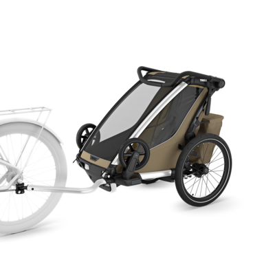 Fietskar Thule Chariot Cross 1 G3 Khaki Fietskar Thule Chariot Cross 1 G3 Khaki