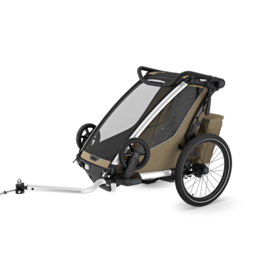 Fietskar Thule Chariot Cross 1 G3 Khaki Fietskar Thule Chariot Cross 1 G3 Khaki