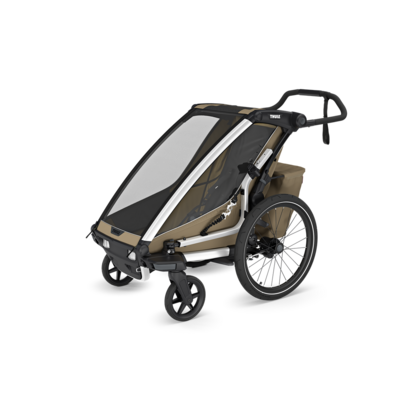 Fietskar Thule Chariot Cross 1 G3 Khaki Fietskar Thule Chariot Cross 1 G3 Khaki