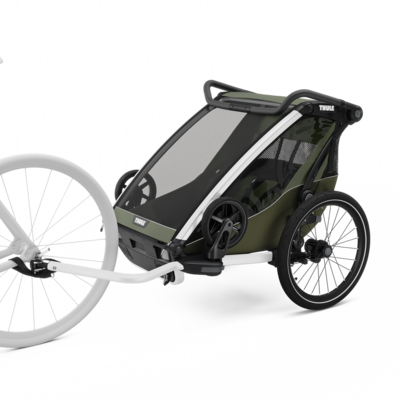 Fietskar Chariot Lite double Vintage Green