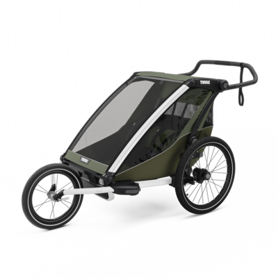 Fietskar Chariot Lite double Vintage Green