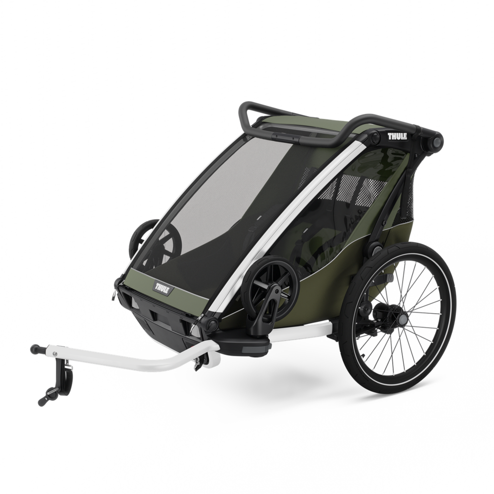 Fietskar Chariot Lite double Vintage Green