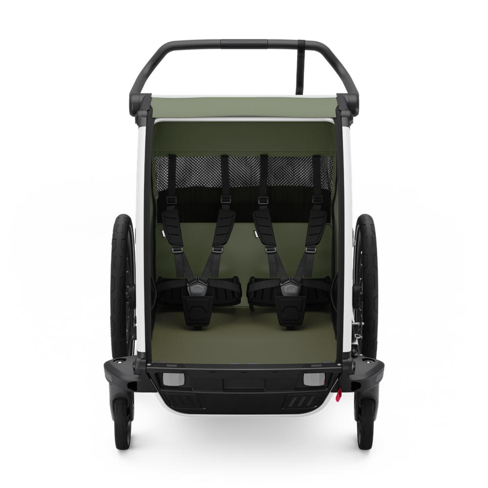 Fietskar Chariot Lite double Vintage Green