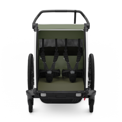 Fietskar Chariot Lite double Vintage Green