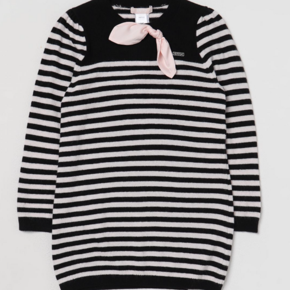Tunique roze/zwart gestreept Tesoro
