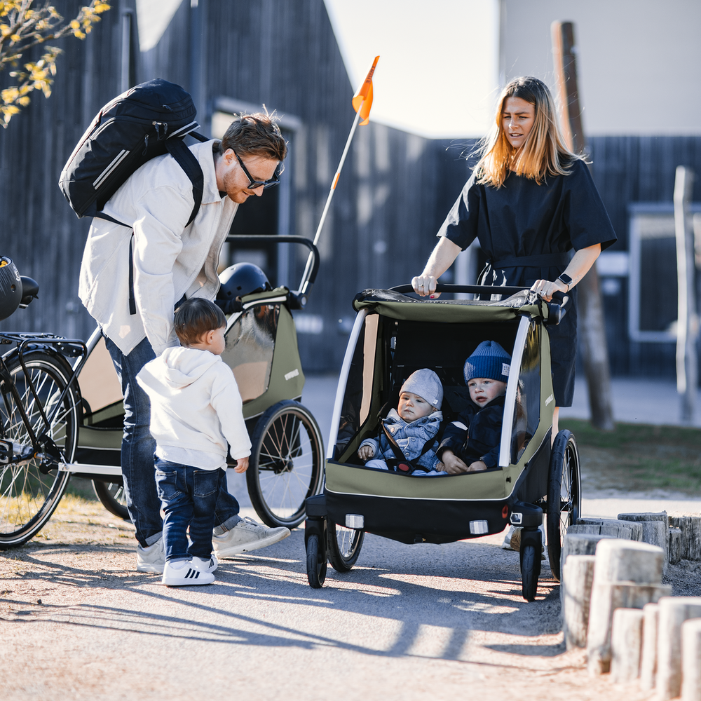 Fietskar Courier Vintage Green