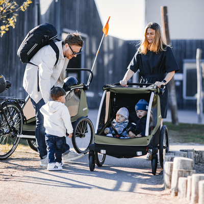 Fietskar Courier Vintage Green