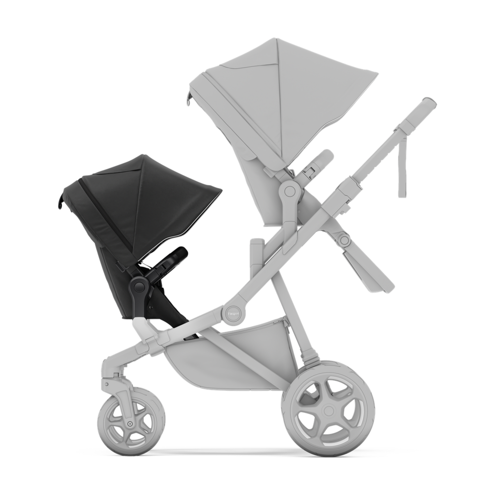 Sleek 2 sibling seat Black Sleek 2 sibling seat Black