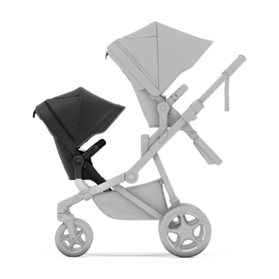 Sleek 2 sibling seat Black Sleek 2 sibling seat Black