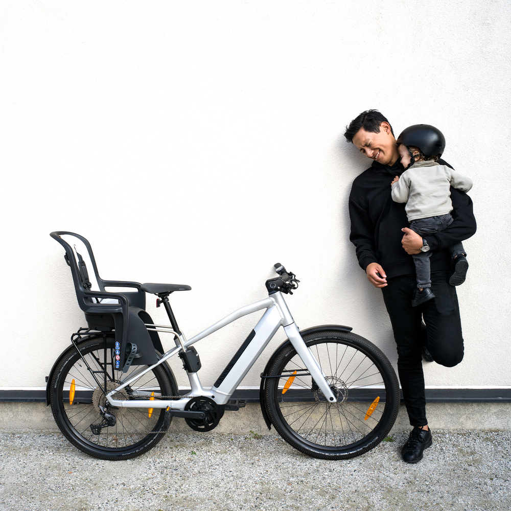 Fietsstoel Ride Along 2 - Frame Mount Light Grey Fietsstoel Ride Along 2 - Frame Mount Light Grey