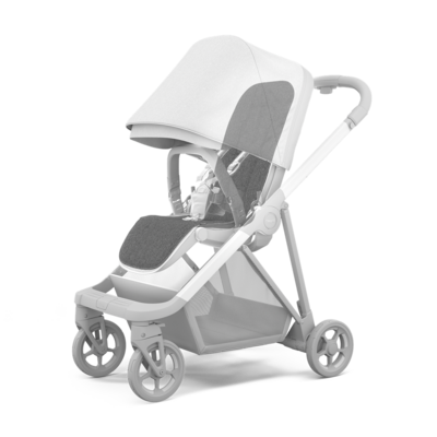 Kinderwagen inlegger Grey Melange Kinderwagen inlegger Grey Melange