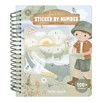 Stickerboek op nummer - Jim