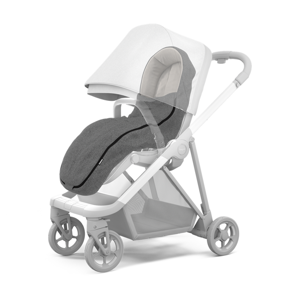 Stroller Footmuff Grey Melange Stroller Footmuff Grey Melange