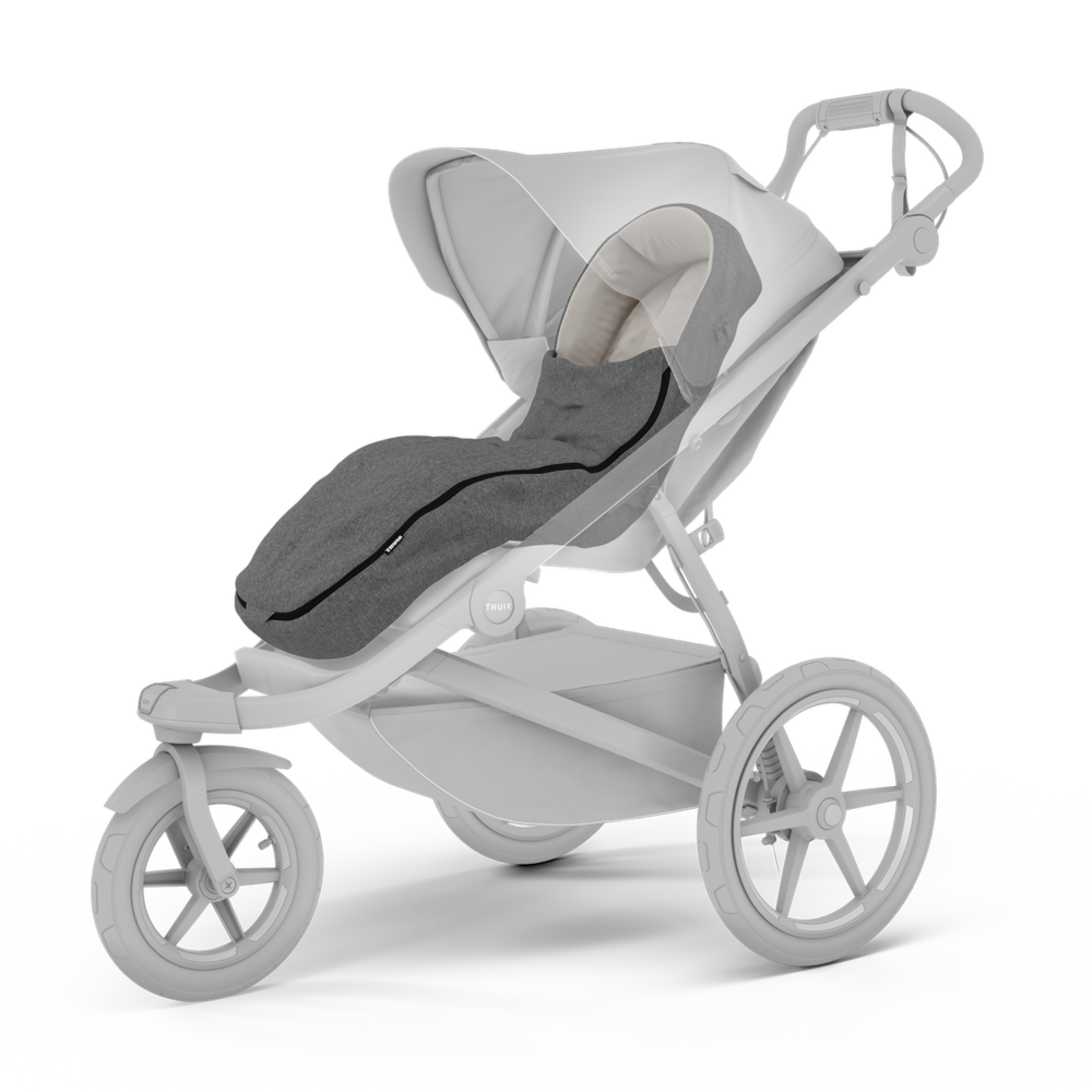 Stroller Footmuff Grey Melange Stroller Footmuff Grey Melange