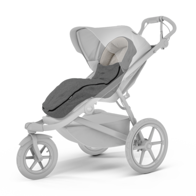 Stroller Footmuff Grey Melange Stroller Footmuff Grey Melange