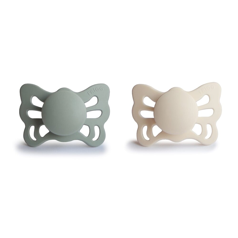 Butterfly silicone T1 Cream/Sage